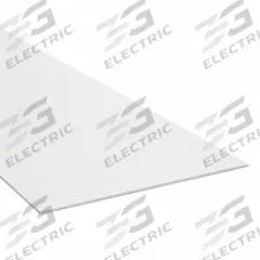 HDPE Sheet: 0.25 in Thick, 4 ft x 4 ft, Opaque, Off-White, 4,600 psi Tensile Strength, 1.94 ft-lb/in (MPN 3HMP2). Key specifications — Impact Strength: 1.94 ft-lb/in; Clarity: Opaque.