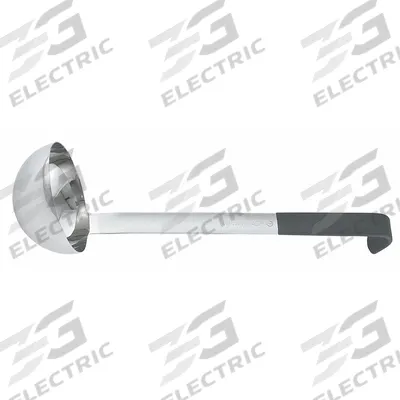 VOLLRATH Jacob's Pride Ladle: 1 oz Capacity, Stainless Steel, Black, NSF Certified - Ladles