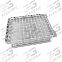 MTC BIO Deep-Well Well Plate: Non-Sterile, 96 Wells, 2.2 mL, 8.2 mm Dia, RNase/DNase Free, Square (MPN D3096-43). Key specifications — Brand: MTC BIO; Body Color: Colorless; RNase/DNase Free: Yes; Well Shape: Square; Material: Polypropylene.