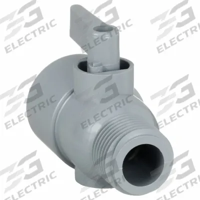 APPROVED VENDOR Manual Two-Way Ball Valve: 1/2 in, PVC, Straight, MNPT x FNPT - PVC Ball Valves