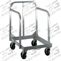 NEW AGE Sheet Pan Dolly: 900 lb Max Load Capacity, 33 1/2 in Overall Ht, 21 in Overall Wd, Aluminum (MPN 1193). Key specifications — Product Type: Sheet Pan Dolly; Caster Type: (4) Swivel; Brand: NEW AGE; Material: Aluminum; NSF Certified: Yes.