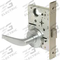 BEST Door Lockset: Passage Lever Locksets, Chrome, ADA Compliant, Interchangeable Core (MPN 45H0N16H626). Key specifications — Ligature Resistance: Not Ligature-Resistant; Brand: BEST; Lockset Function ANSI Code: F01; Visual Indicator Message: No Message; Lockset Style: 40H Rose; ADA Compliant: Yes; Finish: Satin Chromium-Plated : Stainless Steel.