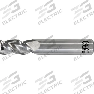 OSG Square End Mill: Carbide, 3 Flute, 1/2" Mill Dia, 1-1/4" LOC, 3" OAL (MPN VGM3-0028) - Fast-Cutting Carbide Square End Mills for Aluminum