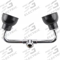 BRADLEY Eye and Facewash Assembly: S05-162GRGR, Compatible with Classic. Key specifications — Manufacturer Part Number: S05-162GRGR; Compatible Mfr Part No: S19-291; Part: Spray Head Yoke; Compatible with Series: Classic; For Use With: Recessed Eyewash.