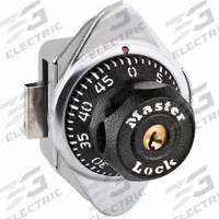 MASTER LOCK Locker Lock: Silver, Right, 7/32 in Mounting Hole Dia., 5/16 in Latch Bolt Projection (MPN 1630). Key specifications — attr1314045: Automatic; attr1314048: Right; attr1314052: Black; attr1314053: Multi-Preset; attr1314056: Specify When Ordered; attr1314075: Yes; attr1314084: MASTER LOCK.