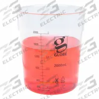 APPROVED VENDOR Beaker: Low Form, Printed Graduation, Polymethylpentene, Clear, 2,000 mL (MPN 3652-2M). Key specifications — Clarity: Clear; Graduation Style: Printed; Body Color: Colorless; Brand: APPROVED VENDOR; Product Type: Beaker; Includes Graduations: Yes; Beaker Type: Low Form.