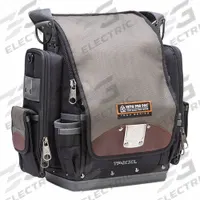 VETO PRO PAC Tool Bag: 46 Pockets (MPN TP-XXL). Key specifications — Closure Type: Zipper; Attachment: Hook; Brand: VETO PRO PAC; For Tool Type: Meters.