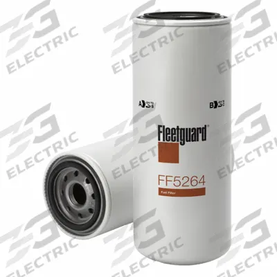 FLEETGUARD Automotive Fuel Filter: 16 in Overall Lg, 3 11/16 in Outside Dia, Diesel Fuel - Spin-On Fuel Filters