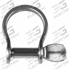 RONSTAN Anchor Shackle: Anchor Shackle, 1,545 lb Working Load Limit, 1/2 in Compatible Rope Dia (MPN RF635). Key specifications — Body Color: Silver; Brand: RONSTAN.