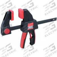 BESSEY Trigger Clamp: Soft-Touch Grooved, 24 in Max Jaw Opening, 6 1/4 in to 29 1/2 in, One Handed (MPN EHKL24). Key specifications — attr663922: BESSEY.