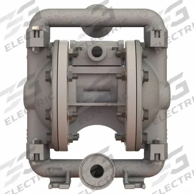 VERSAMATIC Air Operated Double Diaphragm Pump: Stainless Steel, 1/2 in, Tri-Clamp - FDA-Compliant AODD Pumps