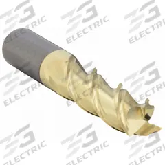 APPROVED VENDOR Square End Mill: Carbide, ZrN Coated, 3 Flute, 5/8" Mill Dia, 3-1/8" LOC, 6" OAL (MPN 273-623125D)