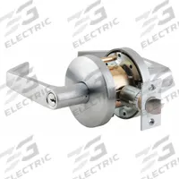 FALCON LOCK Door Lockset: Classroom Lever Locksets, Chrome, ADA Compliant (MPN W561CP6D D 626). Key specifications — Ligature Resistance: Not Ligature-Resistant; Brand: FALCON LOCK; Lockset Function ANSI Code: F84; Visual Indicator Message: No Message; Lockset Style: Dane; ADA Compliant: Yes; Finish: Satin Chromium-Plated : Steel.