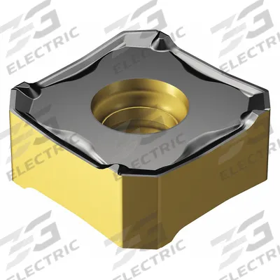 SANDVIK COROMANT Milling Insert, Medium, Square, 345: 345R-13T5M-MM S40T (MPN 345R-1305M-KM 3330) - Square (S) Indexable Milling Inserts