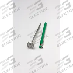 TEL-TRU Dial Pocket Thermometer: -40°F to 70°F, +/- 1% Accuracy, 5 in Stem Lg, Fahrenheit (MPN 3JPE9). Key specifications — attr1280785: Fahrenheit; attr1275298: +/- 1%; attr1275296: TEL-TRU.