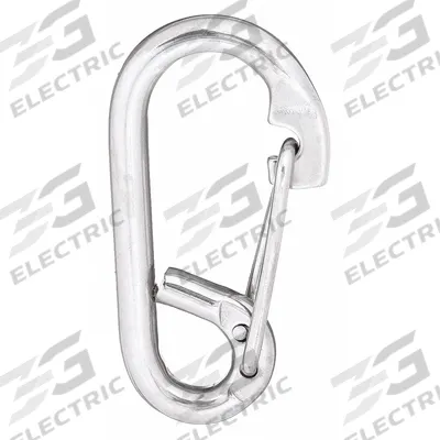 LUCKY LINE PRODUCTS Spring Snap: 1 Snaps, 330 lb Working Load Limit, Wire Gate - Load Rated Spring Snaps
