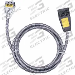 LITHONIA LIGHTING 2-Port Cable: 9 in Lg, 7/16 in Wd, 2 1/4 in Ht, For Open Ceiling Lighting Systems (MPN OC2-27712/3G 09 M10). Key specifications — Includes: Power Feed Wires; Accessory Type: Modular Wiring; For Use With: Open Ceiling Lighting Systems; Brand: LITHONIA LIGHTING.