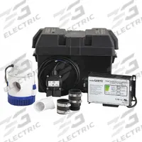 LITTLE GIANT Sump/Battery Back-Up System: 12V DC, 1/2 hp, Diaphragm, 23 ft Max. Head, 1 1/2 in FNPT (MPN 506407). Key specifications — Pump Rated Voltage: 12V DC; Brand: LITTLE GIANT; Includes: Battery Charger; Switch: Diaphragm.