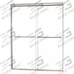 FOREMOST Shower Door: 40 in Min. Door Wd, 44 in Max. Door Wd, 72 in Overall Ht, Clear Tempered Glass (MPN CVSS4472-CL-SV). Key specifications — Brand: FOREMOST.