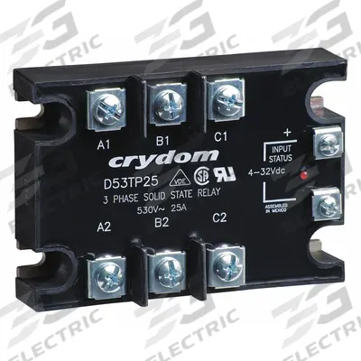 CRYDOM Solid State Relay: Surface Mounted, 50 A Max Output Current, SCR - Surface-Mounted Relays