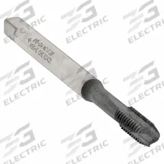 CLEVELAND Spiral Point Tap: #12-24 UNC, 2B, 3 Flute, Plug Chamfer, Hardlube Coated Cobalt (MPN C96012)