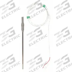 TEMPCO Temperature Probe: 0°F to 1,200°F /-18°C to 650°C, ±0.3°C/0.12 ohm @ 0°C, 12 in Probe Lg (MPN RTD00602). Key specifications — Cable Length: 6 ft; Brand: TEMPCO; Accuracy: ±0.3 °C/0.12 ohm @ 0 °C.