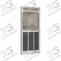 ELKAY Bottle Filler: On-Wall, 8 gph @ 50°F, Stainless Steel, Silver, Stainless, 40 7/8 in Overall Ht (MPN EZWSGRN8K). Key specifications — Housing Material: Stainless Steel; Housing Finish: Stainless; Brand: ELKAY; Chilling Capacity: 8 gph @ 50°F.