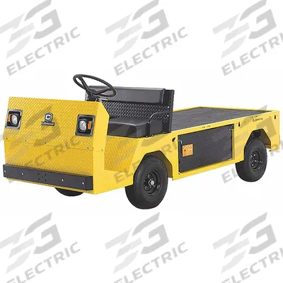 CUSHMAN Warehouse Vehicle: 75 in x 41 1/2 in, Auto, Front and Rear Wheel Hydraulic Drum - Powered Cargo Carriers