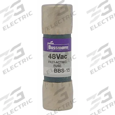 BUSSMANN Fuse: BBS Series, Midget, Fast-Acting, 4 A, 600 V AC, 13/32 in x 1 3/8 in - Fast-Acting Cylindrical Fuses
