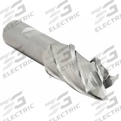 CLEVELAND Square End Mill: High Speed Steel, 4 Flute, 25 mm Mill Dia, 2" LOC - General Purpose High-Speed Steel Square End Mills