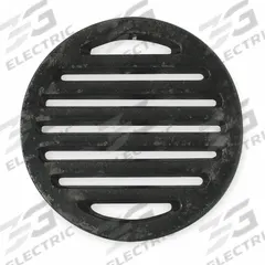 APPROVED VENDOR Grid: Round, 4 3/4 in Overall Dia, 3/8 in Overall Ht, Cast Iron, Phosphating, Black (MPN 1PPF2). Key specifications — Finish: Phosphating; Brand: APPROVED VENDOR; Color Family: Black.
