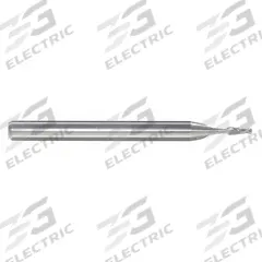 APPROVED VENDOR Ball End Mill: Carbide, 2 Flute, 1/64" Mill Dia, 1/8" LOC, 2-1/2" OAL (MPN 251-001100)