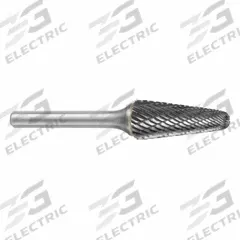 SGS PRO Carbide Bur: Ball-Nosed Cone, SL-2, Double Cut, 5/16" x 7/8" Head, 1/4" Shank (MPN 15203). Key specifications — Trade Number: SL-2; Brand: SGS PRO.