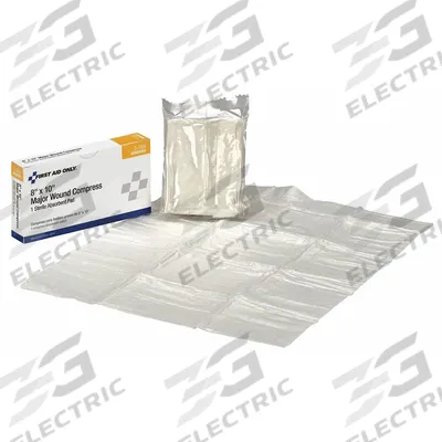 FIRST AID ONLY Trauma Pad: 10 in Dressing Lg, 8 in Dressing Wd, Gauze - Trauma Dressings