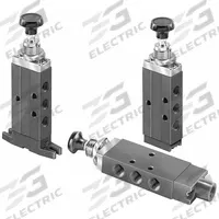 PARKER Manual Air Control Valve: DirectAir 2, Four-Way / Two-Position, Button, 1/8 in Female NPT (MPN 410931000). Key specifications — attr1084737: Aluminum; attr1084764: Manual Air Control Valve; attr1084778: Spool; attr1084767: DirectAir 2; attr1084731: 410931000; attr1084739: PARKER; attr1084765: Manual Return; attr1084768: DirectAir 2.