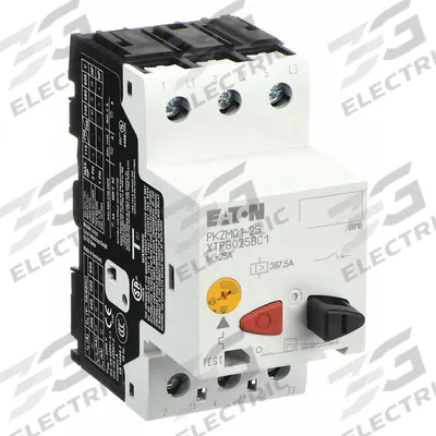EATON Manual Motor Protector: Non-Reversing, 3 Poles, 25 A, Thermal Protection - Non-Reversing Starters with Thermal Overloads