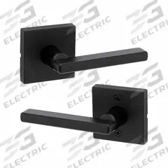 KWIKSET Door Lever Lockset: Passage Lever Locksets/Storeroom Lever Locksets, ADA Compliant (MPN 720HFL-SQT-514-6AL-RCS). Key specifications — Ligature Resistance: Not Ligature-Resistant; Brand: KWIKSET; Lockset Function ANSI Code: F75; Visual Indicator Message: No Message; Lockset Style: Rose; ADA Compliant: Yes; ANSI Lockset Function: Hall; Finish: Black Painted : Zinc.