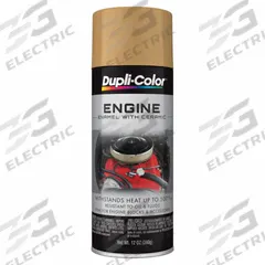 DUPLI-COLOR Automotive Paint: Interior, Engine Accessories/Engine Blocks, Solvent, Solvent-Based (MPN EDE163807). Key specifications — Color: Cummins Beige; Coverage Area: 12 to 15 sq ft; Compatible Surface Material: Metal; Finish Texture: No Texture; Sheen: Gloss; Surface Texture: Smooth; Brand: DUPLI-COLOR.