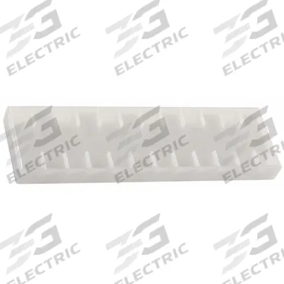 DYNALON Tube Rack: 2 in Overall Wd, 1/2 in Overall Ht, 6 in Overall Lg, LDPE, White - Lab Storage Racks
