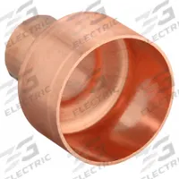 NIBCO Sweat Fitting Coupling: 3 in CTS x 1 1/2 in CTS, FTG x FTG, Wrot Copper (MPN 6002 3X11/2)