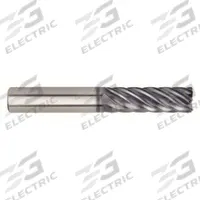 APPROVED VENDOR Corner Radius End Mill: Carbide, AlTiN Coated, 5 Flute, 3/8" Mill Dia, 5/16" LOC (MPN 205202)