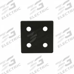 T-Slot Framing System Slot Covers and End Caps: 15 Series, Inch, 3 in x 13/64 in x 3 in, Black, ABS (MPN 2050-PLAIN-1). Key specifications — Finish: Matte; Product Type: End Cap; Material: ABS; Manufacturer Part Number: 2050-PLAIN-1; Brand: 80/20; System of Measurement: Inch.