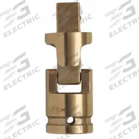 AMPCO Universal Joint: 1/2 in Input Drive Size, 1/2 in Output Drive Size, Square, Unfinished (MPN UJ-1/2). Key specifications — attr1205012: Unfinished; attr1205008: AMPCO; attr1205010: Square; attr1205013: Locking Included.