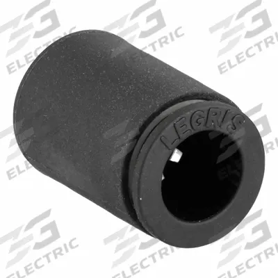 LEGRIS Push-Fit Cap: 1/4 in OD Size, Push-to-Connect, Polymer, 5/8 in Overall Lg - Nickel-Plated Brass Tube Fittings