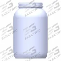 QORPAK Laboratory Jar: HDPE, 128 fl oz, 155 mm Body Dia, 110-400 mm Screw Closure Size, 249 mm Ht (MPN PLD-04659). Key specifications — Brand: QORPAK; Clarity: Translucent; Closure Included: No; Pre-Cleaned: None.