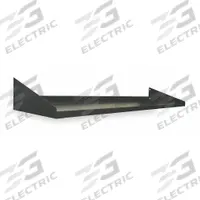 PRO-LINE Cantilever Shelf: 72 in Overall Wd, 12 in Overall Dp, Black, Steel, Steel, Cantilever Shelf (MPN BMCS1272). Key specifications — Includes Mounting Hardware: Yes; Color: Black.