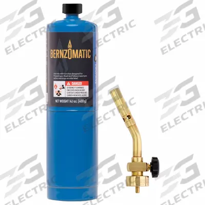 BERNZOMATIC Hand Torch w/ Cylinder: Pencil Flame, External Lighter - Precision Hand Torches