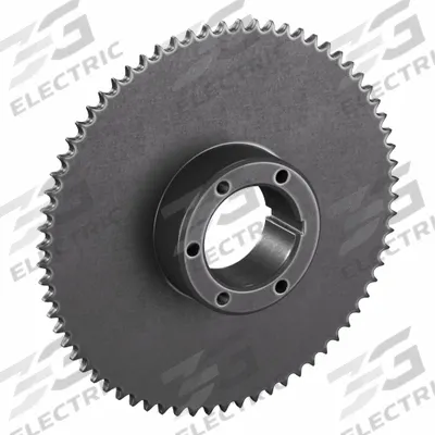 TSUBAKI Sprocket: For 40 Chain, 70 Teeth, 11.145 in Pitch Dia, 11.433 in Outside Dia - Size 40 Bushed-Bore Roller Chain Sprockets