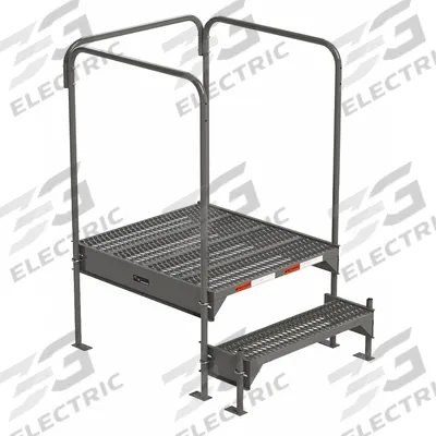 EGA Work Platform: 18 in Platform Ht - Max, 34.6 in x 38.3 in, Steel - Configurable Single-Access Platforms