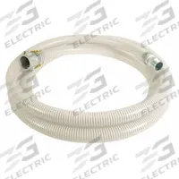 Water Suction and Discharge Hose: 2 in Hose Inside Dia., 70 psi, Clear/White, 20 ft Hose Lg (MPN 45DU49). Key specifications — Temp. Range: -10° to 130°F; Hose Color: White; Brand: APPROVED VENDOR.